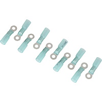Heat Shrink Ring Terminals 14-16 AWG #8 Stud [10/pkg]