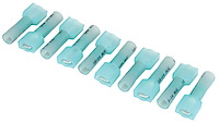 Heat Shrink Male Connectors 14-16 AWG 1/4 in. [10/pkg]