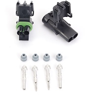 Weatherpack Connector 2-Pin Male/Female Connector