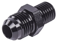 AN to Metric Adapter Fitting [-6 AN Male to 12mm x 1.5 Male, Black]