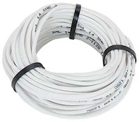 16-Gauge Premium Automotive Wire White [50 ft.]