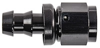 AN Straight Push-Loc Hose End Fitting [-6 AN Female Swivel to Push-Loc Hose, Black]