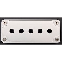 5-Toggle Switch Panel Without Engraved Switch Labels and Epoxy Inlay