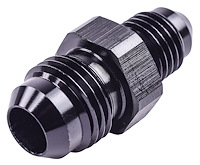 AN to AN Union Reducer Fitting [-6 AN Male to -4 AN Male, Black]