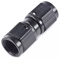 Black -4 AN Swivel Coupler