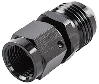 AN Female Swivel to Male Expander Fitting [-6 AN Female to -8 AN Male, Black]