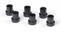 Tube Sleeves, Black Anodized Aluminum [-4 AN]