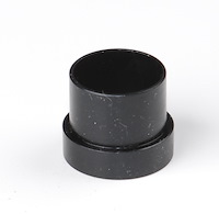 Tube Sleeve, Black Anodized Aluminum [-10 AN]