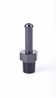 NPT to Hose Barb Fitting, Straight [1/8 in. NPT Male to 1/4 in. I.D. Hose, Black]