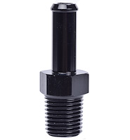 NPT to Hose Barb Fitting, Straight [1/4 in. NPT Male to 3/8 in. I.D. Hose, Black]
