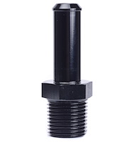 NPT to Hose Barb Fitting, Straight [1/2 in. NPT Male to 5/8 in. I.D. Hose, Black]