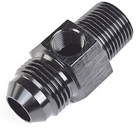 Fuel Pressure Adapter Fitting -8AN Male to 3/8" NPT