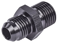 AN to Metric Adapter Fitting [-6 AN Male to 16mm x 1.5 Male, Black]