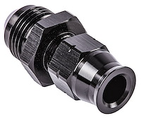 -8 AN Male to 3/8 in. Tube Fitting Black