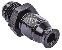 -6 AN Male to 1/4 in. Tube Fitting Black