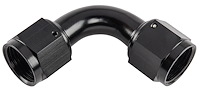 Black -10 AN 90 degree Swivel Coupler