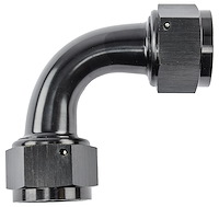 Black -16 AN 90 degree Swivel Coupler