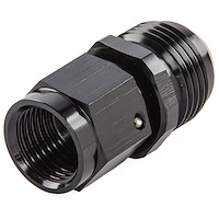 AN Female Swivel to Male Expander Fitting [-6 AN Female to -8 AN Male, Black Hard Anodized]