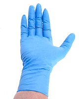 Heavy-Duty Long Cuff Nitrile Gloves [8 mils Thick, X-Large]