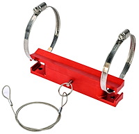Fire Extinguisher Mounting Bracket Machined from 6061-T6 Aluminum