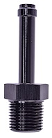 NPT to Hose Barb Fitting, Straight [3/8 in. NPT Male to 5/16 in. I.D. Hose, Black]