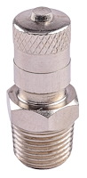 1/8 in. NPT Schrader Valve Adapter, Chrome