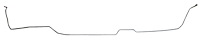 Intermediate Brake Line for Select 1969 GM Models Chevelle SS, Cutlass, 442, Skylark, GS, GTO, Lemans w/Hardtop [Steel]