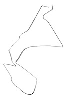Main Front-to-Rear Fuel Line for 1968 Chevrolet Chevelle, Malibu Convertible [5/16 in. O.D., Steel]
