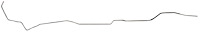 Main Front-to-Rear Fuel Line for 1968 Chevrolet Chevelle, Malibu Hardtop [3/8 in. O.D., Steel]