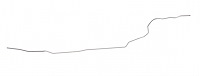 Main Front-to-Rear Fuel Line for 1968-1969 Chevrolet El Camino [3/8 in. O.D., Stainless Steel]