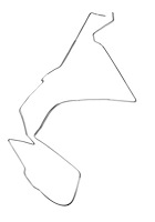 Main Front-to-Rear Fuel Line for 1969 Chevrolet Chevelle, Malibu Convertible [5/16 in. O.D., Steel]