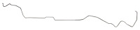 Fuel Vapor Return Line for 1971-1972 Chevy Chevelle, Malibu, SS, Hardtop [5/16 in. O.D., Stainless Steel]