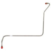 Fuel Line, Fuel Pump to Carburetor for Select 1966 Chevrolet Models with 327 Carter 4-bbl Engine 275 HP [Steel]