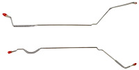 Rear Axle Brake Line Set for 1968 Pontiac Firebird [2-PC, Stainless Steel]
