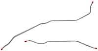 Rear Axle Brake Line Set for 1970-1975 Chevy Camaro, Pontiac Firebird [2-PC, Stainless Steel]