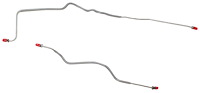Rear Axle Brake Line Set for 1982-1983 Chevy Camaro, Pontiac Firebird with Rear Drum Brakes [2-PC, Stainless Steel]