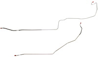 Intermediate Brake Line for 1967 Chevy Camaro, Pontiac Firebird [2-PC, Steel]