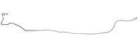 Intermediate Brake Line for 1974-1977 Chevy Camaro, Pontiac Firebird with Power Disc Brakes [1-PC, Stainless Steel]
