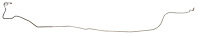 Intermediate Brake Line for 1982-1983 Chevy Camaro, Pontiac Firebird with 5.0L 8-Cylinder Engine [1-PC, Steel]
