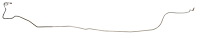 Intermediate Brake Line for 1982-1983 Chevy Camaro, Pontiac Firebird with 5.0L 8-Cylinder Engine [1-PC, Stainless Steel]
