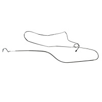 Intermediate Brake Line for 1984-1985 Chevy Camaro, Pontiac Firebird with 2.5L/2.8L, 4-Cyl./6-Cyl. Engines [1-PC, Steel]
