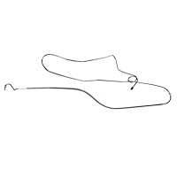 Intermediate Brake Line for 1984-1985 Chevy Camaro, Pontiac Firebird with 2.5L/2.8L, 4-Cyl./6-Cyl. Engines [Stainless Steel]