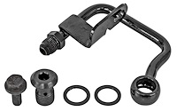 GM Type II Power Steering Pump Hardline – Mid-Mount, Black Finish