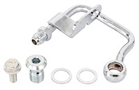 GM Type II Power Steering Pump Hardline – Mid-Mount, Chrome Finish