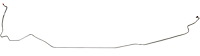 Intermediate Brake Line for 1978-1987 Chevy El Camino [Stainless Steel]