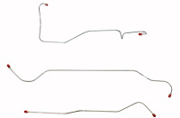 Front Brake Line Set for 1952 Chevrolet & GMC 3/4-Ton Trucks [3-PC, Stainless Steel]
