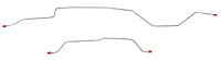 Rear Axle Brake Line Set for 1963-1966 Chevy C10 & GMC C1500 1/2-Ton Trucks [Stainless Steel]