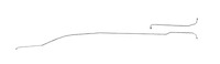 Main Front-to-Rear Fuel Line for 1967-1970 Chevy C10, GMC C1500 2WD Trucks with 6-Cyl. Engine [5/16 in. O.D., Stainless Steel]