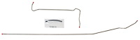 Main Front-to-Rear Fuel Line for 1971-1972 Chevy C10, GMC C1500 2WD Trucks with 8-Cyl. Engine [3/8 in. O.D., Stainless Steel]