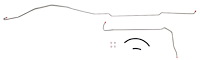 Fuel Vapor Return Line Kit for 1971-1972 Chevy C20, GMC 2500 2WD Trucks with 8-Cyl. Engines [1/4 in. O.D., Stainless Steel]